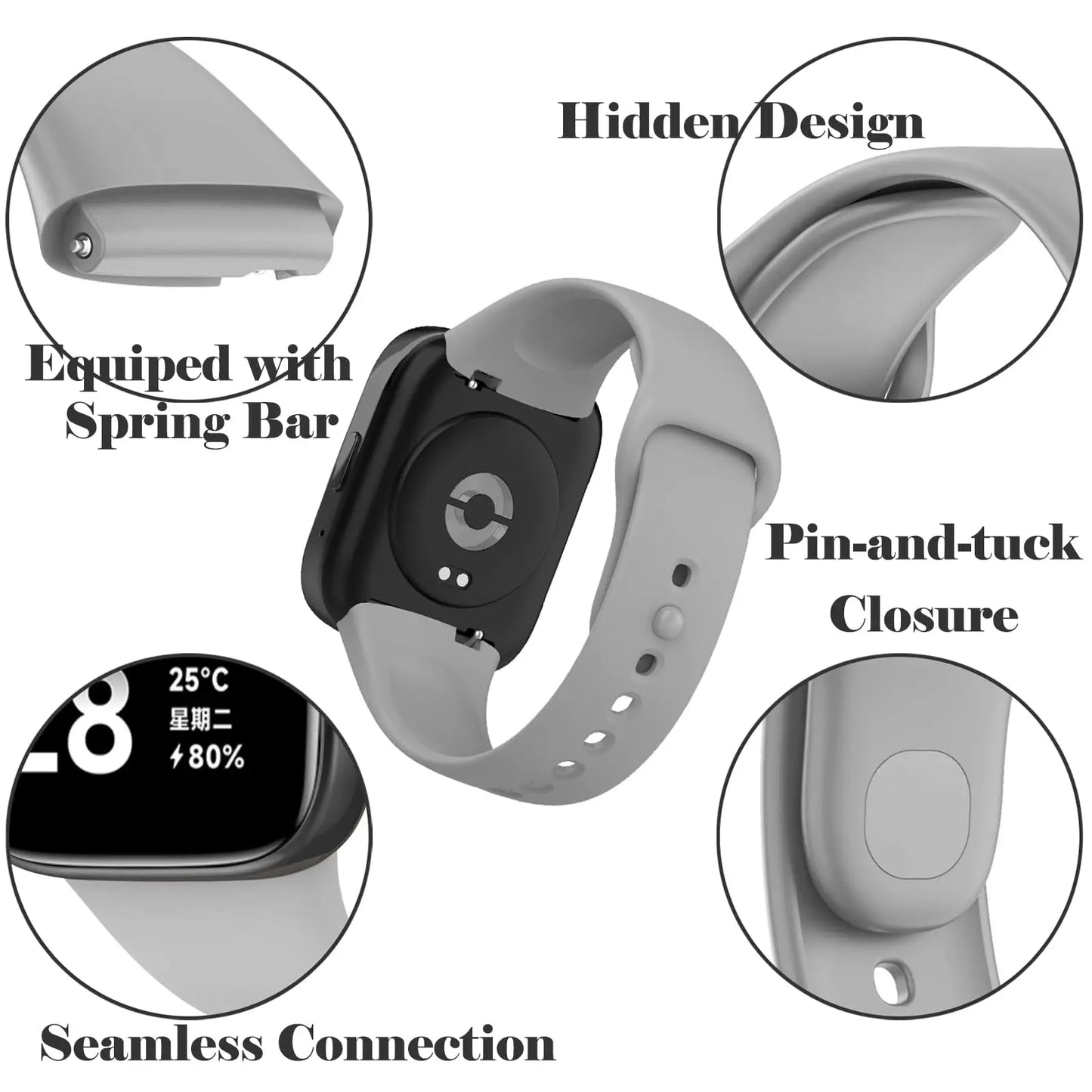 Silicone Band Strap for Redmi Watch 3 Active Watch 3 Lite Soft Wrist Smart for Xiaomi Redmi 3 Series watchBand Accessories