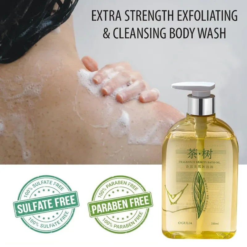 Tea Tree Fragrance Beauty Bath Oil Skin Whitening Body Wash Shower Gel