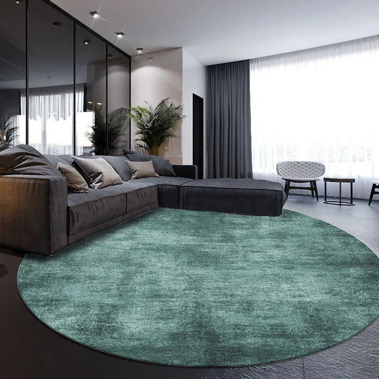 Nordic Style Living Room Decoration Round Carpet Home Decor Large Area Carpets Non-slip Floor Mat Minimalist Rugs for Bedroom